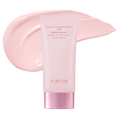 TIRTIR Mask Fit Tone Up Cream, Pink, Width 55 x Depth 26 x Height 130