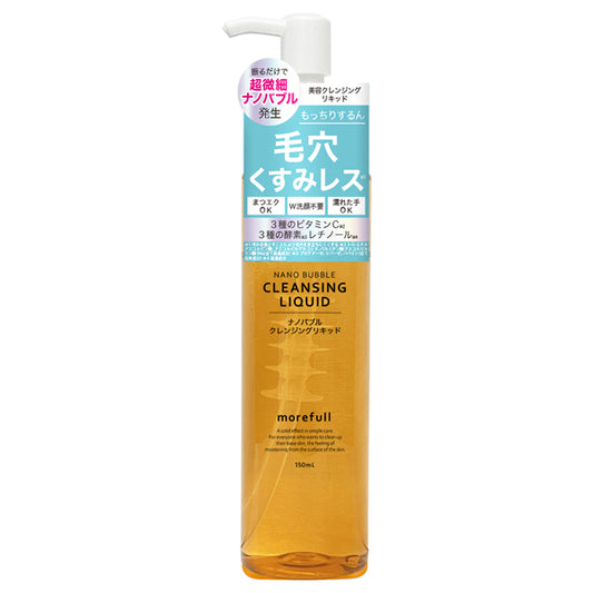 morefull Nano Bubble Cleansing Liquid, 150ml