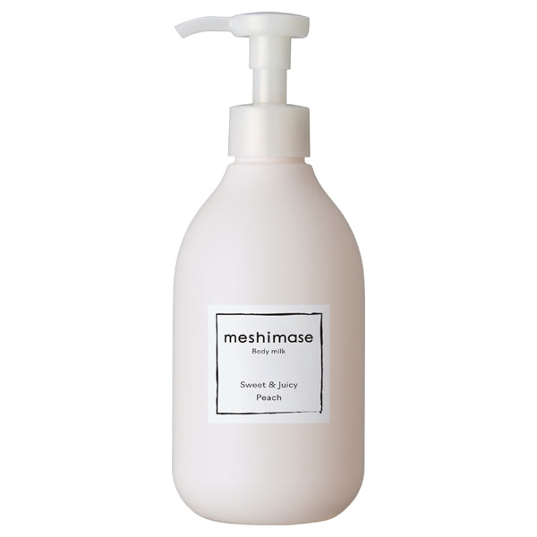 Meshimase Body Milk, 300g, Sweet & Juicy Peach Scent