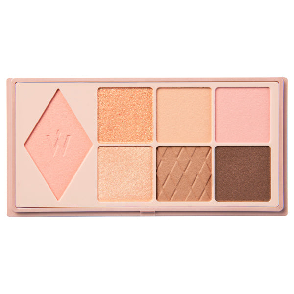 Wonjungyo W Daily Mood Up Palette, 03 Blossom Coral, 8g