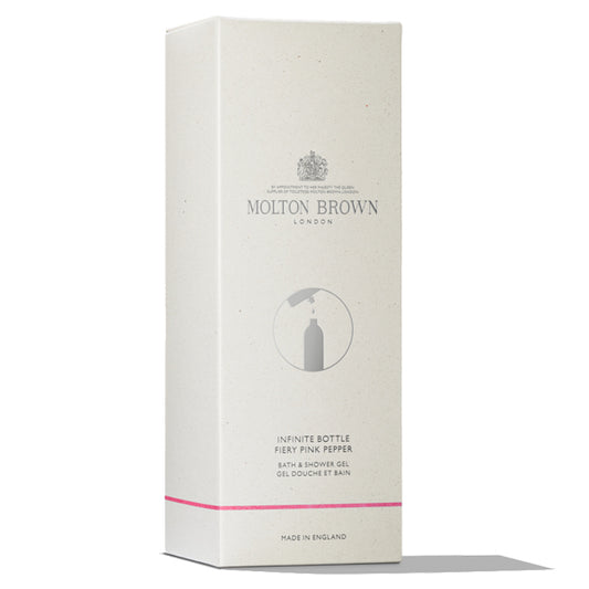 MOLTON BROWN Fiery Pink Pepper Bath & Shower Gel Infinite Bottle, 400ml