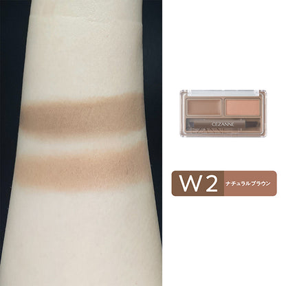 Eyebrow wax & powder, W2 Natural Brown, 1.9g