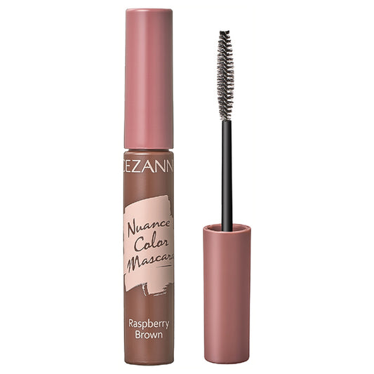 CEZANNE Nuance Color Mascara, 01 Raspberry Brown, 4.5g