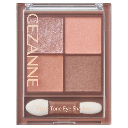 CEZANNE Bitter Tone Eyeshadow, 02 Dry Rose, 4.5g