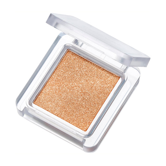 Chifure Single color eyeshadow, 743 Brown (brown base x gold pearl), Fragrance-free