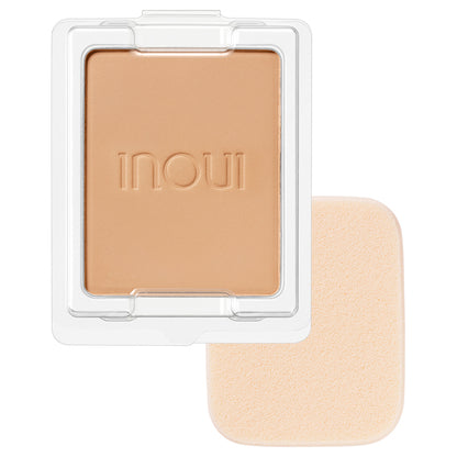 INOUI Powder foundation, SPF30 PA+++, Refill, 04, 13g, Floral fruity chypre scent