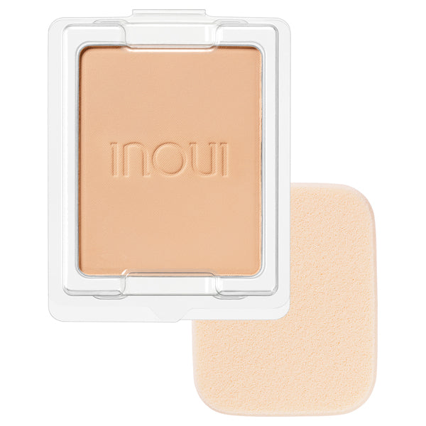 INOUI Powder foundation, SPF30 PA+++, Refill, 02, 13g, Floral fruity chypre scent