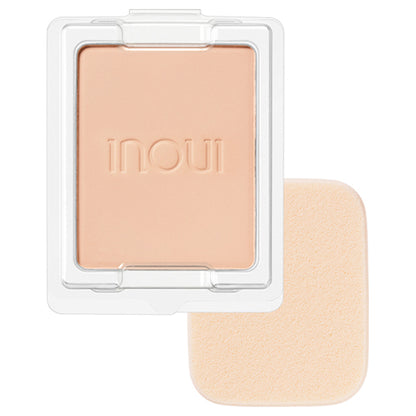 INOUI Powder foundation, SPF30 PA+++, Refill, 00, 13g, Floral fruity chypre scent