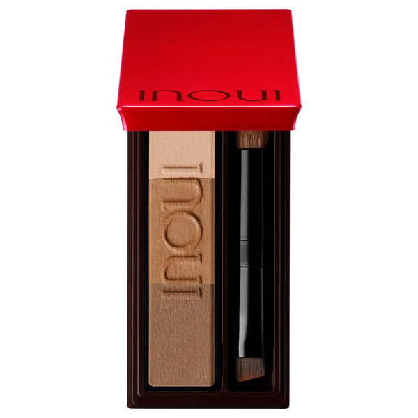 INOUI Eyebrow Palette, 02 Ash Brown, 3.7g, Floral fruity chypre scent