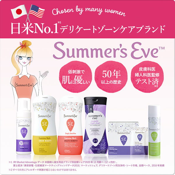 Summer's Eve Sheer Beauty Lotion, 104ml (Pure Floral)