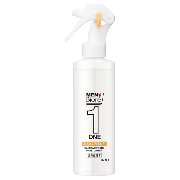 MEN's Biore ONE Body Lotion Spray Moist, 200ml (Relax Savon)