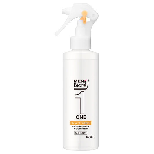 MEN's Biore ONE Body Lotion Spray Moist, 200ml (Relax Savon)