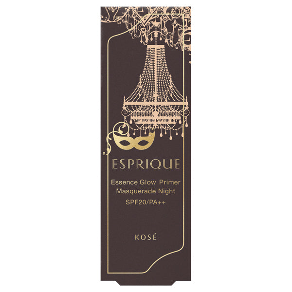 ESPRIQUE Essence Glow Primer Masquerade Night, SPF20 PA++, 01 Beige Dress, 30g, Fragrance-free