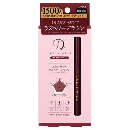 Dolly Wink My Best Liner, Raspberry Brown, 1 piece