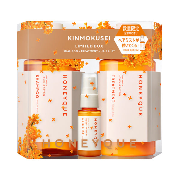 Honeyk Deep Repair Limited Edition Kit with Mini Hair Mist, 450ml+450ml+30ml, Osmanthus scent