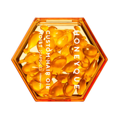 Bottleworks Honeyk Deep Repair Custom Hair Oil Extra Moist, Large Capsule Type, 500mg x 24 capsules