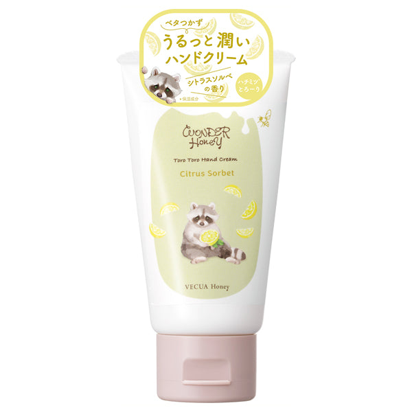 VECUA Honey Wonder Honey Melting Hand Cream (Citrus Sorbet), 50g