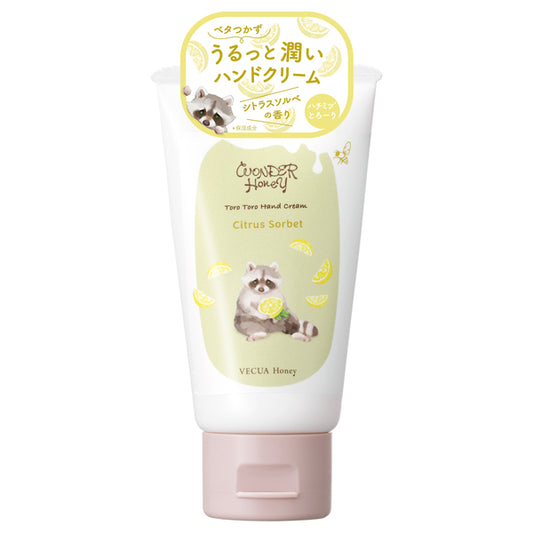 VECUA Honey Wonder Honey Melting Hand Cream (Citrus Sorbet), 50g