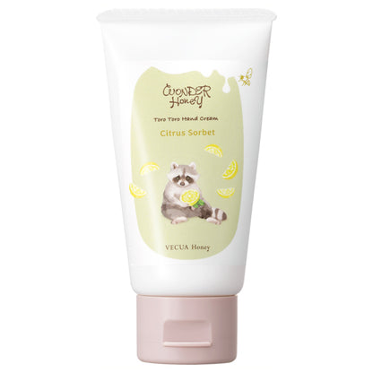 VECUA Honey Wonder Honey Melting Hand Cream (Citrus Sorbet), 50g