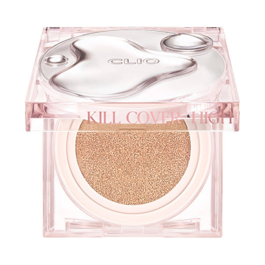 CLIO Kill Cover High Glow Cushion, SPF50+ PA+++, 03 Linen, 14g