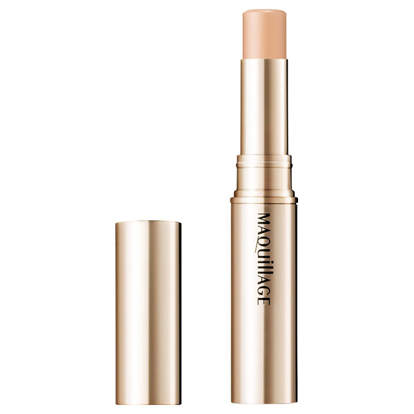 MAQuillAGE Dramatic Essence Concealer Stick, SPF50 PA++++, Medium Ocher, 2.7g, Fragrance-Free