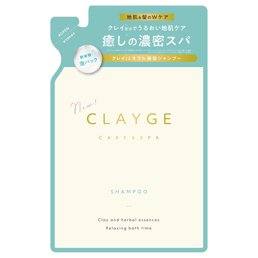 CLAYGE SR Shampoo Refill, 400ml (Floral Musk)