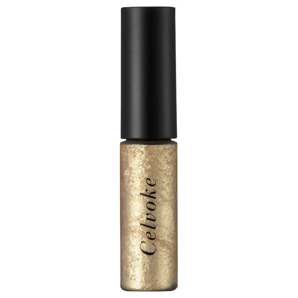 Celvoke Infinitely Glimmer Liquid, 03 Gold Rain, 5.8g
