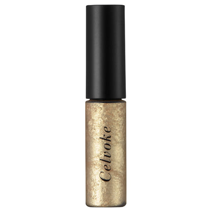 Celvoke Infinitely Glimmer Liquid, 03 Gold Rain, 5.8g
