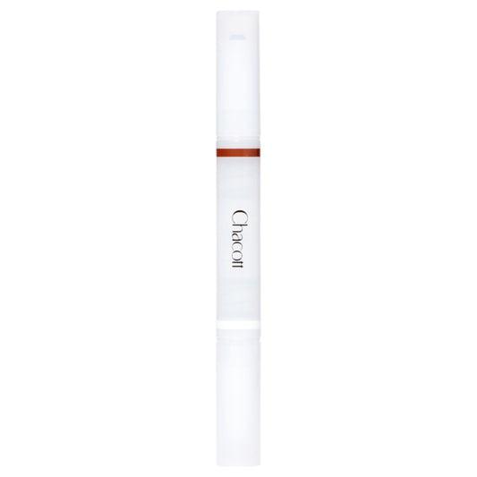 Chacott COSMETICS Double Multi Crayon, 420 Sequoia x Pure White, 1.6g