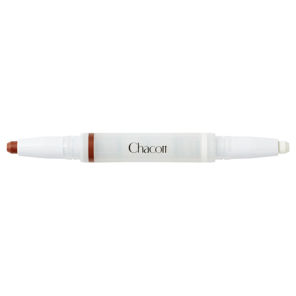 Chacott COSMETICS Double Multi Crayon, 420 Sequoia x Pure White, 1.6g