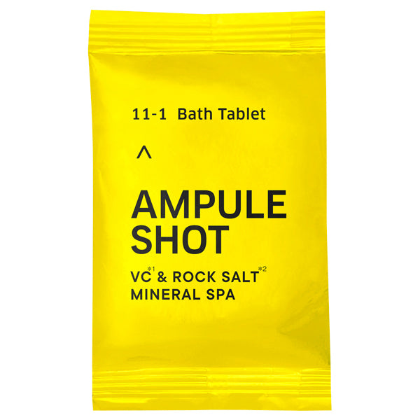 Bottleworks Ampoule Shot VC & Rock Salt Mineral Spa Bath Tablets, 6 tablets (45g*6 tablets)