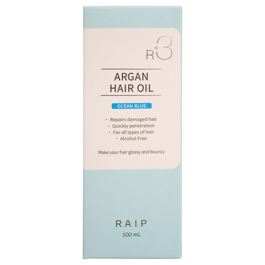 R3 Argan Hair Oil Ocean Blue, 100ml, Ocean Blue