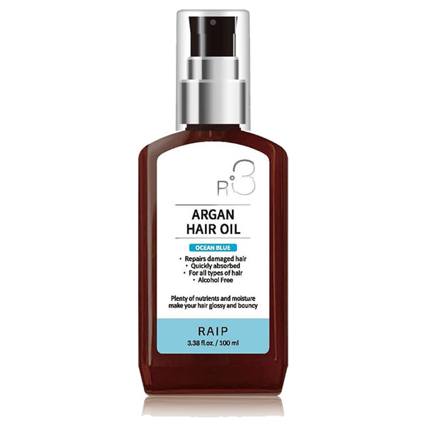 R3 Argan Hair Oil Ocean Blue, 100ml, Ocean Blue