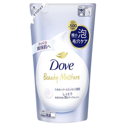 Dove Beauty Moisture Foaming Body Wash Moist Refill, 430g