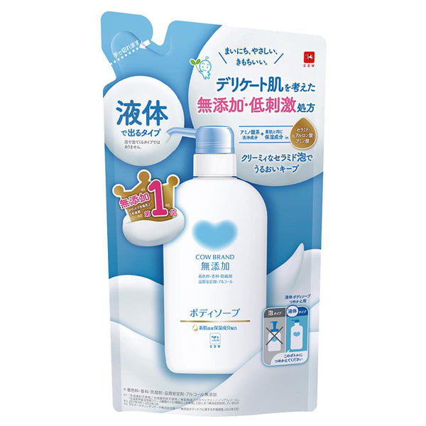 COW BRAND Body Soap Refill, 380ml