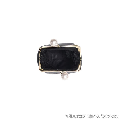 Mary Quant Embossed Daisy Pearl Multi-purpose Pouch, Pearl Pink, H13.5×W12×D5cm