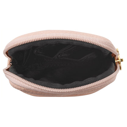 Mary Quant Shrink Daisy Patch Lip Pouch, Pink, H12.5 x W9 x D2.5cm