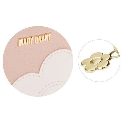 Mary Quant Shrink Daisy Patch Lip Pouch, Pink, H12.5 x W9 x D2.5cm