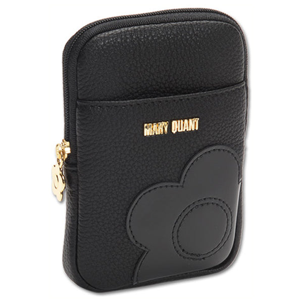 Mary Quant Shrink Daisy Patch Lip Pouch (Black)