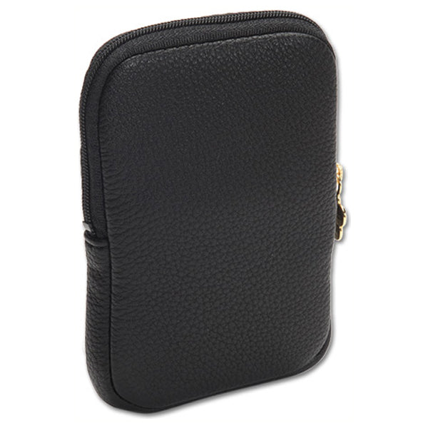 Mary Quant Shrink Daisy Patch Lip Pouch (Black)