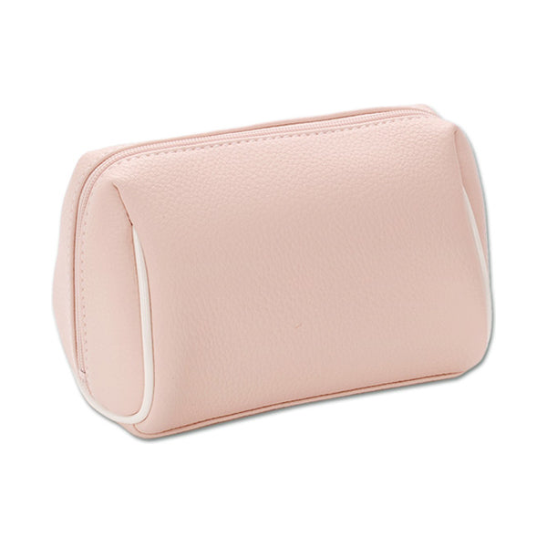 Mary Quant Shrink Daisy Patch Oval Pouch, Pink, H10 x W15 x D8cm
