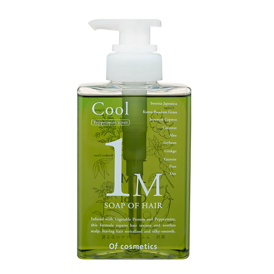 Soap of Hair 1-M, 265ml, Refreshing, Peppermint