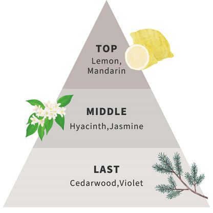 Body soap, 400ml, Leaves skin feeling moisturized, Citrus,  floral,  and woody scent