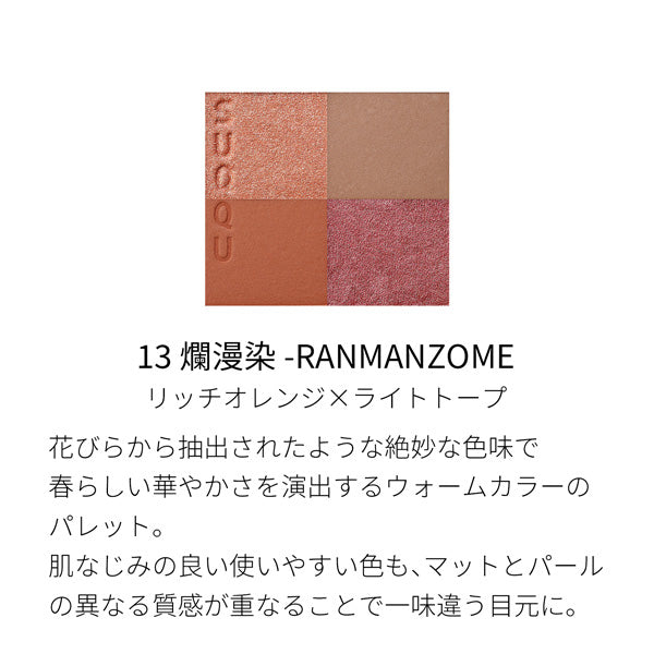 SUQQU SIGNATURE COLOR EYES, 13 RANMANZOME, 6.2g