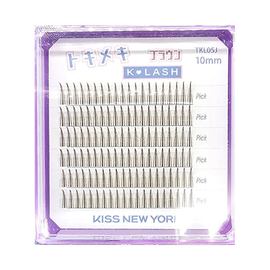 KISS NEW YORK Tokimeki K-LASH (Brown), 10mm/120 pieces