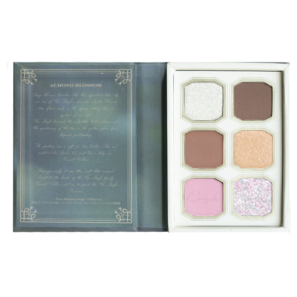 MilleFee Painting Eyeshadow Palette, 09 Blooming Almond Tree Branch, 6g