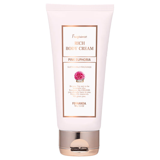 FERNANDA Rich Body Cream, 100g (Pink Euphoria)