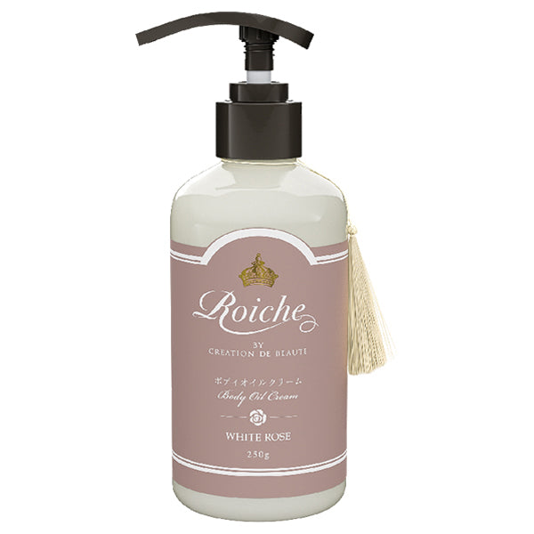 Roiche Body Oil Cream (White Rose), 250g