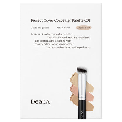 Dear.A Cover Concealer Palette, C01, 1.3g x 3