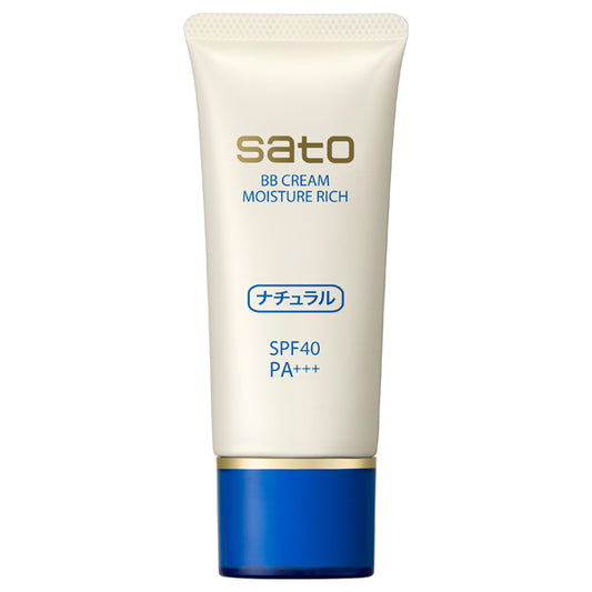 Sato BB Cream Moisture Rich (Natural), 40g